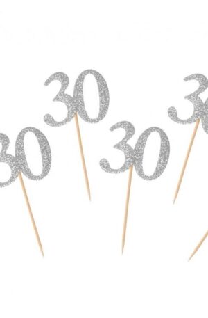 Ezüst 30 Silver díszítő pálca 6 db-os