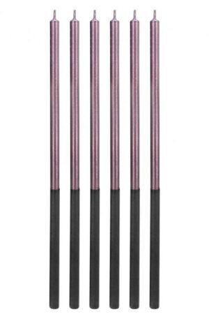 Lila Platinum tortagyertya, gyertya szett 6 db-os