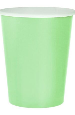 Zöld Solid Mint papír pohár 14 db-os 270 ml