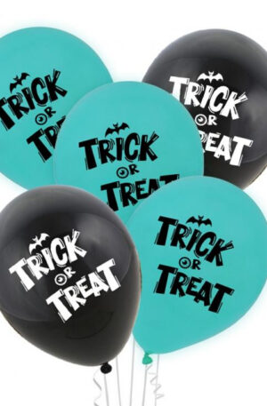 Halloween Boo léggömb, lufi 5 db-os 12 inch (30 cm)