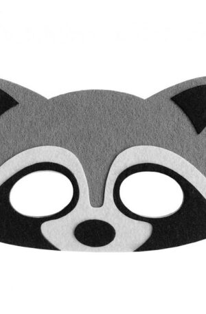 Mosómedve Raccoon filc maszk 18 cm