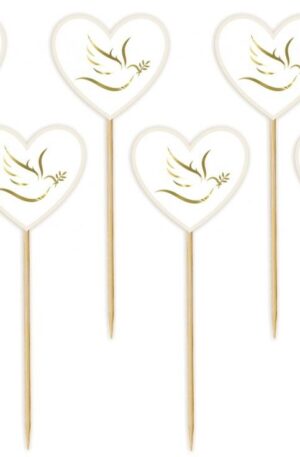 Heart-with-Dove-Sziv-diszito-palca-6-db-os