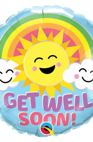 Get Well Soon Sunny fólia lufi 46 cm