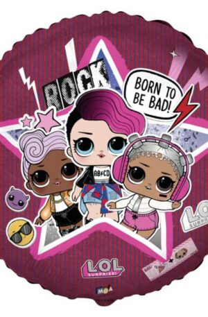 LOL Surprise Born to be Bad fólia lufi 45 cm