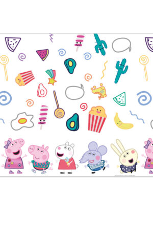 Peppa malac Messy Play műanyag asztalterítő 120x180 cm