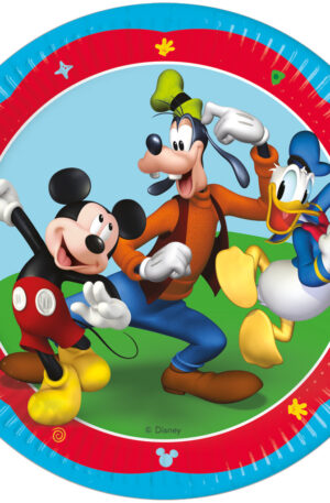 Disney Mickey Rock the House papírtányér 8 db-os 23 cm FSC