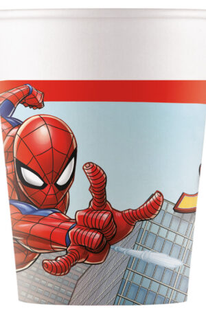 Pókember Crime Fighter papír pohár 8 db-os 200 ml FSC