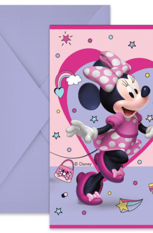 Disney Minnie Junior party meghívó 6 db-os FSC