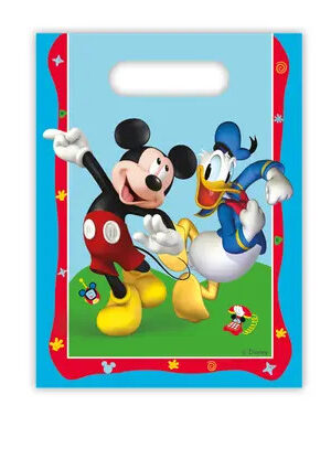 Disney Mickey Rock the House ajándéktasak, ajándékzacskó 6 db-os