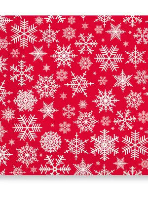Karácsonyi Snowflakes szalvéta 20 db-os 33x33 cm
