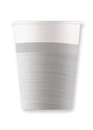 Ezüst Next Generation Silver papír pohár 8 db-os 200 ml FSC