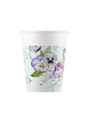 Pillangó Turquoise papír pohár 8 db-os 200 ml