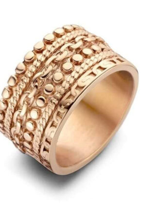 Victoria Rose gold színű vastag gyűrű