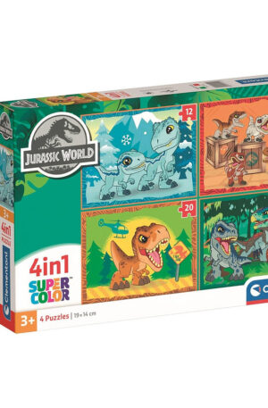 Jurassic-World-4-az-1-ben-puzzle-Clementoni