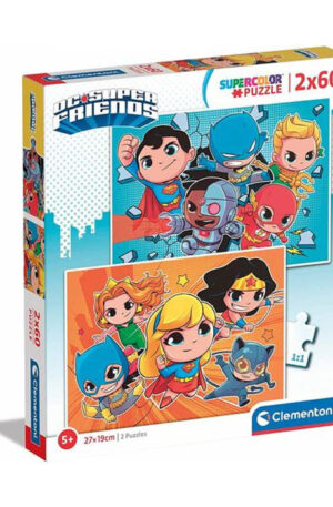 DC-Super-Hero-Mini-Friends-2x60-db-os-puzzle-Cleme