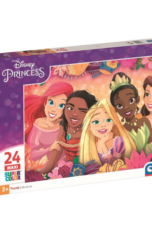 Disney-Hercegnok-24-db-os-maxi-puzzle-Clementoni