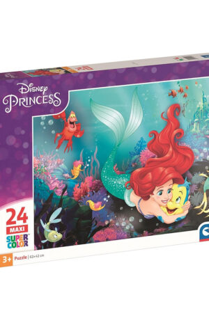 Disney-Hercegnok-Ariel-24-db-os-maxi-puzzle-Clemen