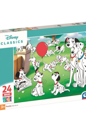 Disney-101-kiskutya-24-db-os-maxi-puzzle-Clementon
