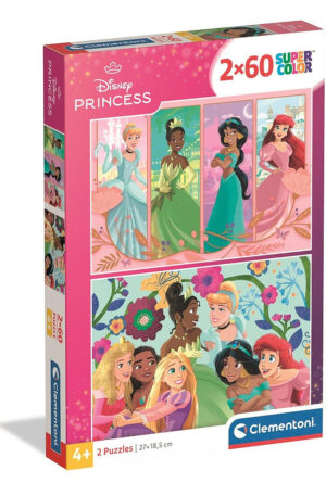 Disney-Hercegnok-2x60-db-os-puzzle-Clementoni-CMC2