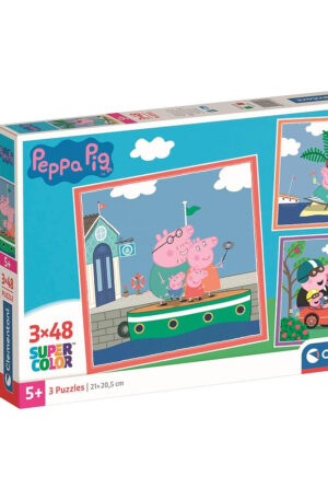 Peppa-malac-3x48-db-os-puzzle-Clementoni