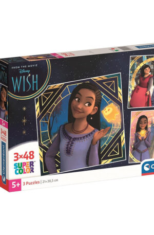 Disney-Wish-Kivansag-3x48-db-os-puzzle-Clementoni