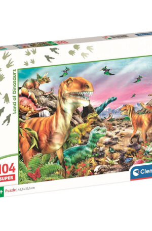 Dinoszaurusz-Land-104-db-os-puzzle-Clementoni-CMC2