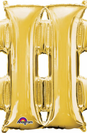 Mini-Folia-lufi-hashtag-ikon-Gold-33-cm
