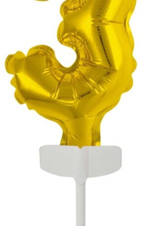Gold-Arany-3-as-szam-folia-lufi-tortara-13-cm