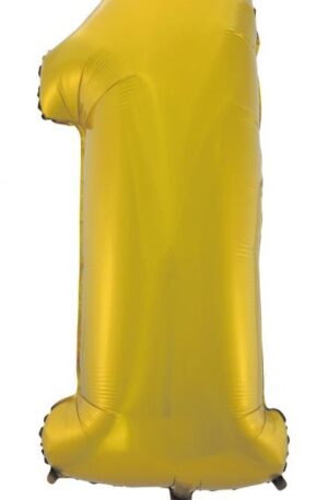 Gold-Matt-Arany-1-es-szam-folia-lufi-92-cm