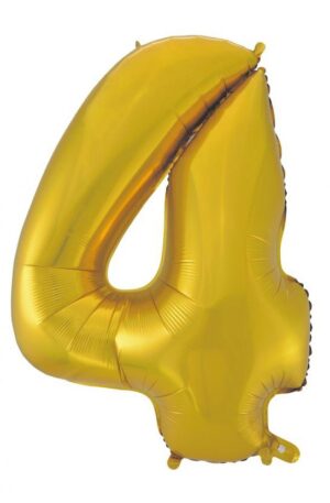 Gold-Matt-Arany-4-es-szam-folia-lufi-92-cm