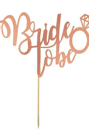 Bride-to-be-rose-gold-torta-dekoracio-16x15cm