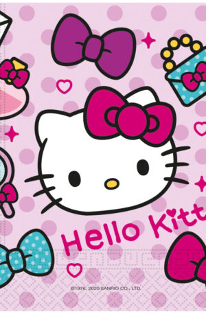 Hello-Kitty-Fashion-szalveta-20-db-os-33x33-cm-FSC