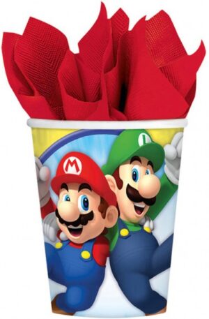 Super-Mario-papir-pohar-8-db-os-250-ml