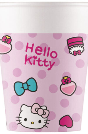 Hello-Kitty-Fashion-papir-pohar-8-db-os-200-ml