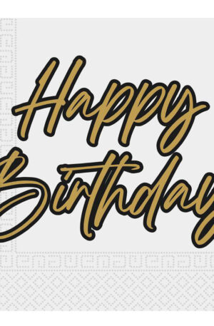 Happy-Birthday-Elegant-szalveta-20-db-os-33x33-cm