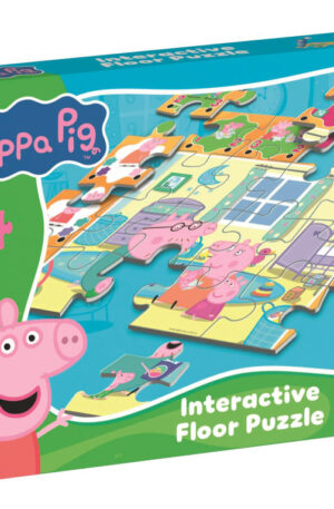 Peppa-malac-Reading-interaktiv-24-db-os-puzzle-Cle