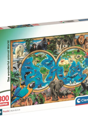 Allatvilag-Wonderful-World-300-db-os-puzzle-Clemen