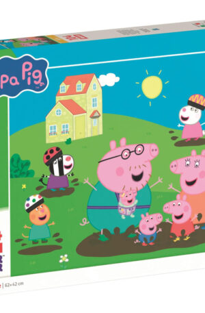 Peppa-malac-Muddy-Puddle-104-db-os-maxi-puzzle-Cle