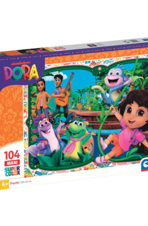 Dora-a-felfedezo-Forest-104-db-os-maxi-puzzle-Clem