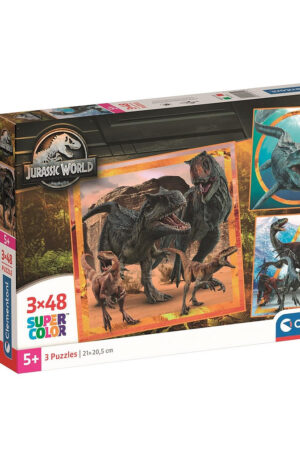 Jurassic-World-3x48-db-os-puzzle-Clementoni