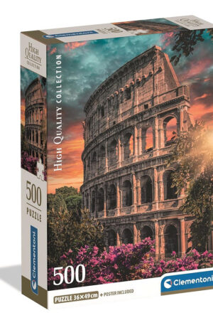 Roma-Colosseum-500-db-os-Compact-puzzle-Clementoni