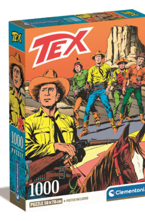 Tex-Willer-Ride-1000-db-os-Compact-puzzle-Clemento