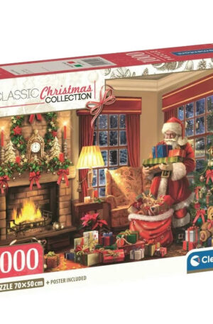 Karacsonyi-Santa039s-Visit-1000-db-os-puzzle-Cleme
