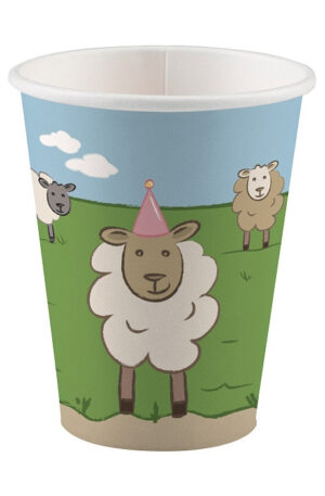Farm-Party-papir-pohar-8-db-os-250-ml