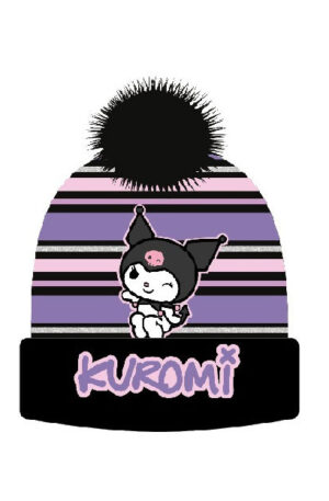 Hello-Kitty-Kuromi-Black-gyerek-sapka