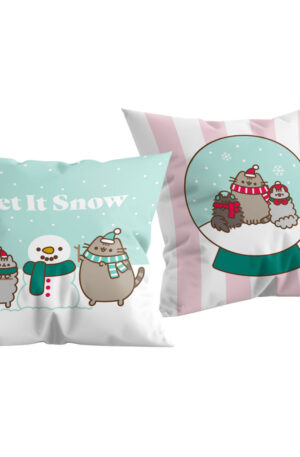 Pusheen-Let-It-Snow-parna-diszparna-40x40-cm