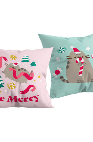 Pusheen-Be-Merry-parna-diszparna-40x40-cm