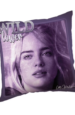 Billie-Eilish-Wild-Flower-parna-diszparna-40x40-cm