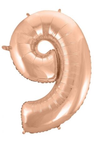 Rose-Gold-9-es-szam-folia-lufi-92-cm
