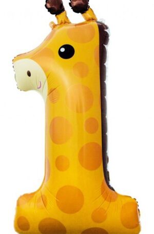 Giraffe-Zsiraf-1-es-szam-folia-lufi-80-cm